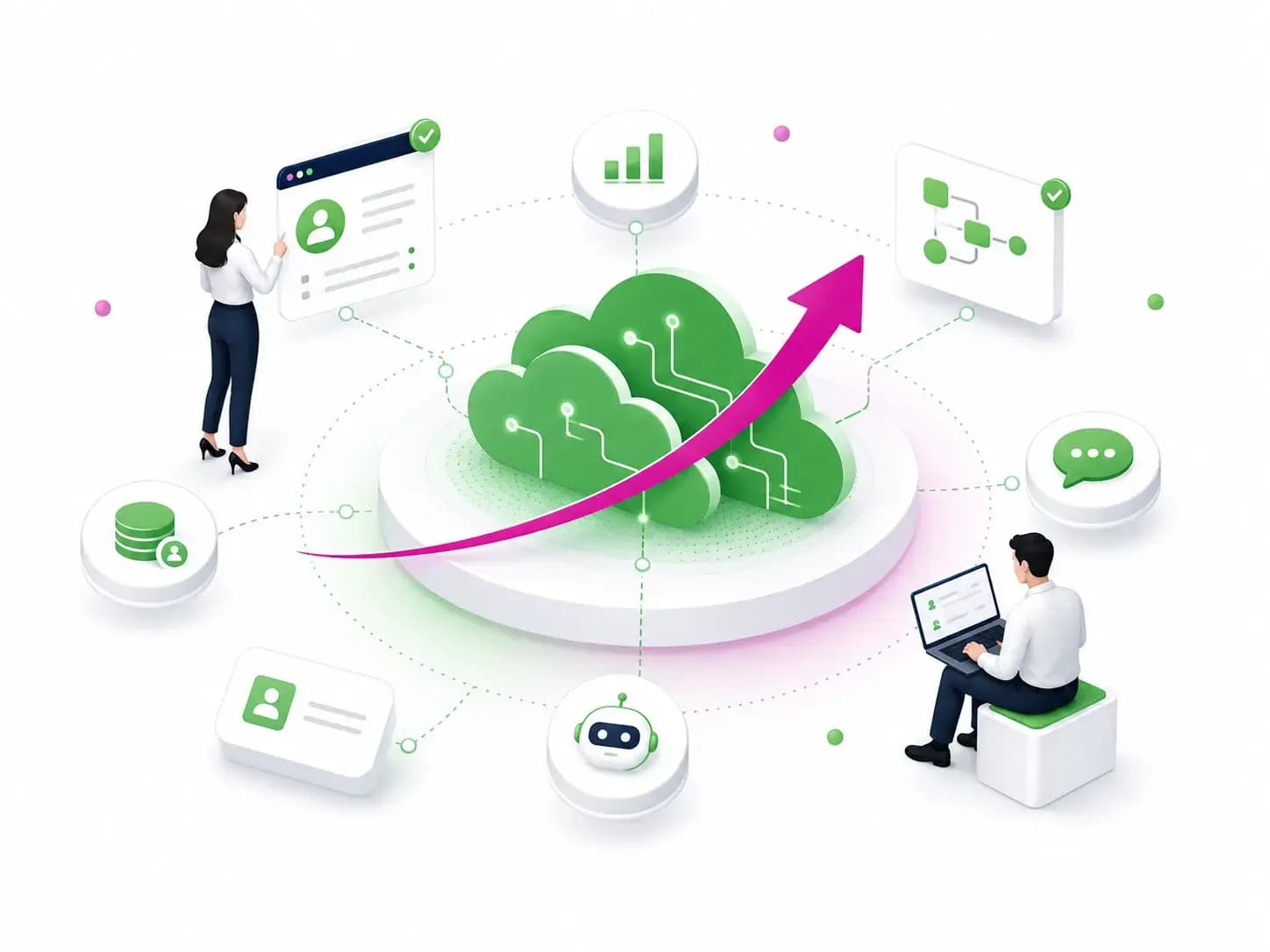 Agent-ready Salesforce org surfacing the right data to people and AI agents