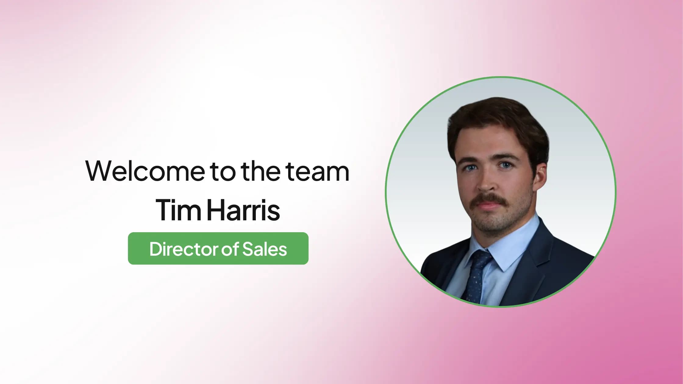 Green Irony Welcomes Tim Harris as Director of Sales